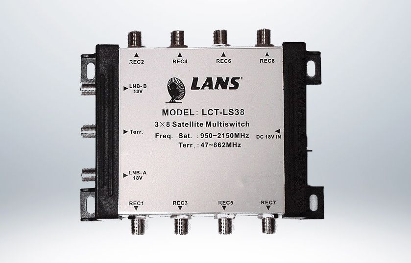 Мультисвитч LANS 3*8 ( с блоком питания) LS 38