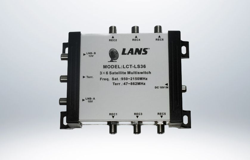 Мультисвитч LANS 3*6 ( с блоком питания) LS 36